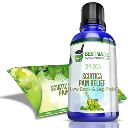 BestMade Natural Products Sciatica Pain Relief for Nerve, Natural Supplement for Lower Backache (BM203)