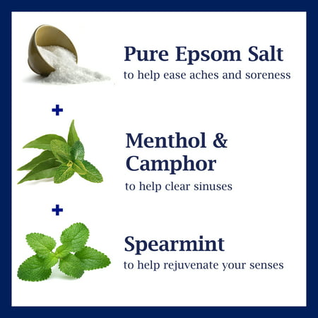 Dr Teal's Foaming Bath with Pure Epsom Salt, Vapor Bath with Menthol, Camphor & Essential Oils, 24 fl oz.