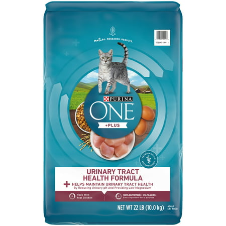 Purina ONE High Protein Dry Cat Food, +Plus Urinary Tract Health Formula, 22 lb. Bag, 22 lbs