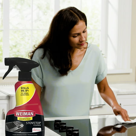 Weiman Ceramic and Glass Cooktop Daily Cleaning Kit- 10 oz Cream & 12 oz Spray Included