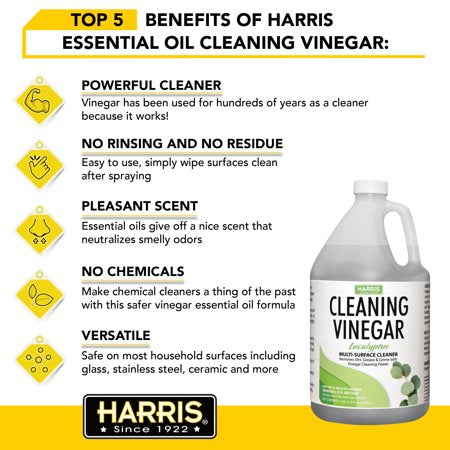 Harris Eucalyptus Scented Multi-Surface Vinegar Cleaner 1 Gallon