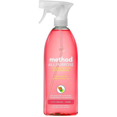 Method All-purpose Natural Surface Cleaner, Pink Grapefruit, 28 ounce 3 Count, 28 oz