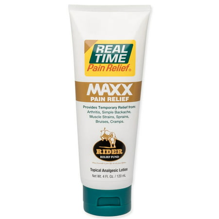 Real Time Pain Relief Maxx Cream 4oz Tube, 4 oz Tube
