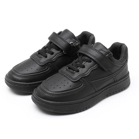 Apakowa Unisex-child Boys Girls Sports Casual Sneakers (Color : black, Size : 9 Toddler), Black, 9 Toddler