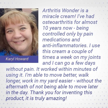 Arthritis Wonder-Pain Relief Cream for Joints (Back, Neck, Knee, Hand) -Improves Joint Health, Reduces Inflammation -4oz, 1 Pack