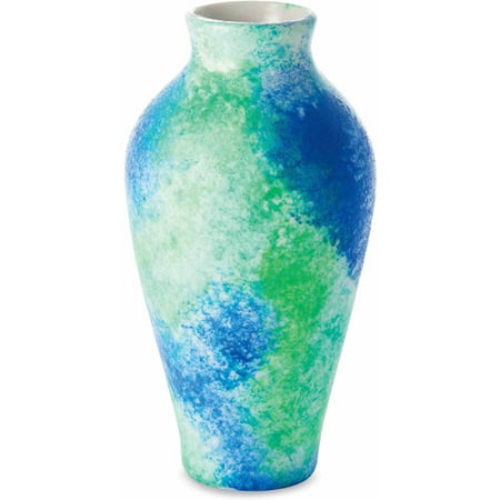 MindWare Paint Your Own Porcelain Vases Craft Kit (17 Pieces)