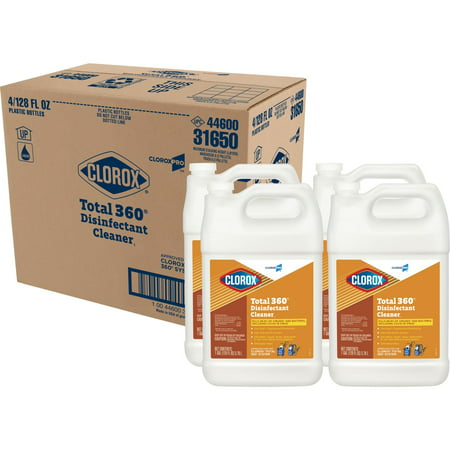 CloroxPro? Clorox Total 360? Disinfectant Cleaner, 128 Ounces (Pack of 4)