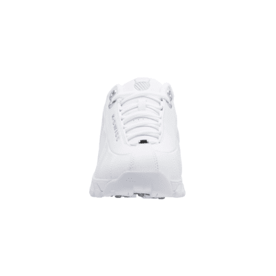 K-Swiss Men's ST329 CMF Sneaker (Wide Width Available), White/Black/Silver, 11