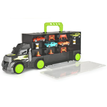 Dickie Toys Carry Case Truck Vehicle Playset (5 Pieces)