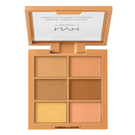 NYX Professional Makeup Conceal, Correct, Contour Palette, Medium02 - Medium,