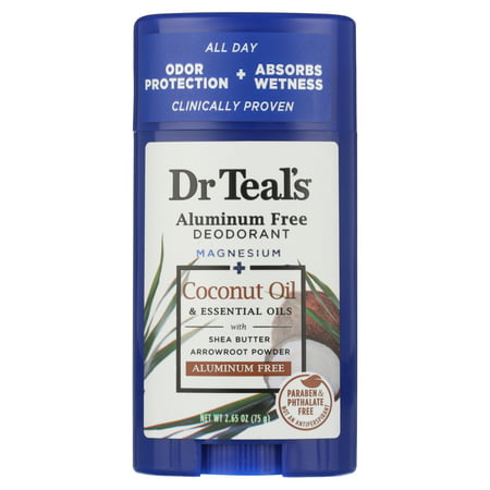 Dr Teal's Coconut Deodorant, 2.65 oz.
