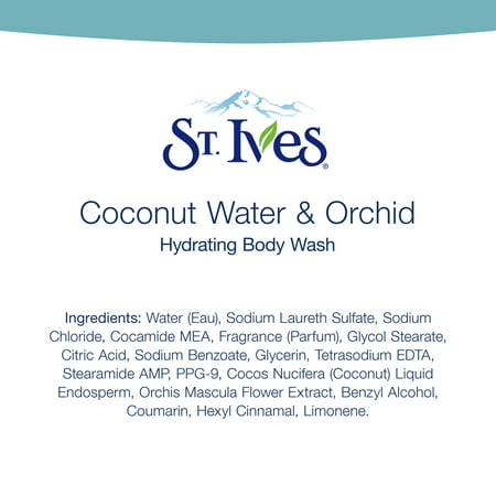 St. Ives Coconut Water and Orchid Hydrating Body Wash 22 oz