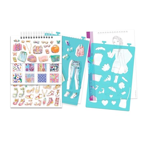 Fashion Design Sketchbook: Blooming Creativity, Kids Fashion Craft Kit