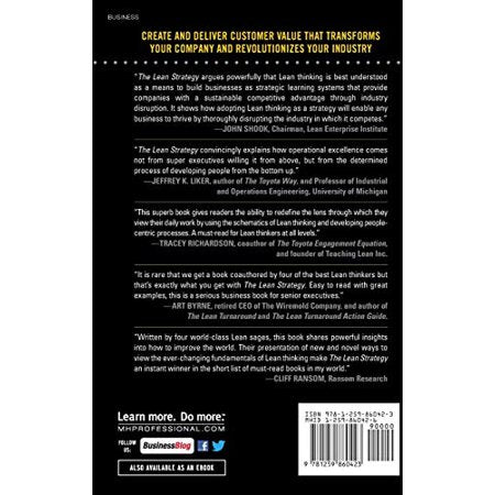 The Lean Strategy: Using Lean to Create Competitive Advantage, Unleash Innovation, and Deliver Sustainable Growth (Hardcover)