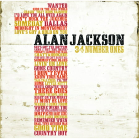 Alan Jackson - 34 Number Ones (CD)