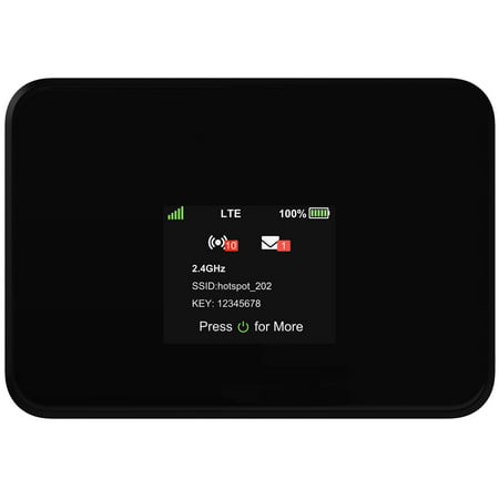 AT&T Turbo Hotspot 2, 256 MB, Black - Prepaid Hotspot