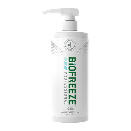 BioFreeze Topical Pain Relief Professional 5% Strength Menthol Topical Gel 32 oz.