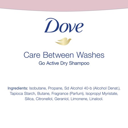 Dove Care Between Washes Dry Shampoo for Refreshed Hair Volume and Fullness, 5 oz (2 pack), 5 oz