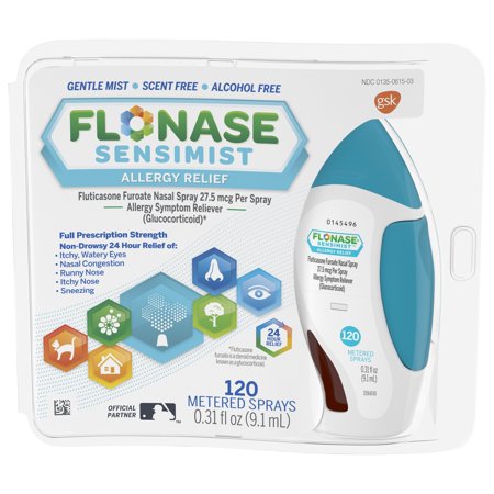 Flonase Sensimist Allergy Relief Nasal Spray, Allergy symptom Reliever, 120 Sprays