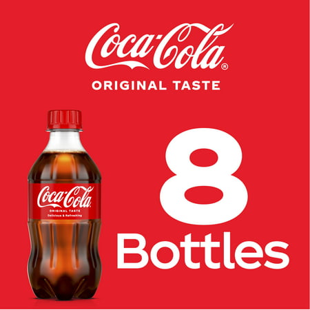 Coca-Cola Soda Soft Drink, 12 fl oz, 8 Pack
