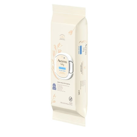 Aveeno Baby Sensitive All Over Wipes, Alcohol- & Fragrance-Free, 64 ct