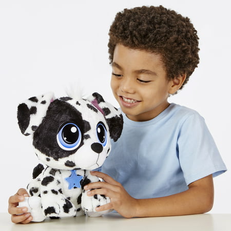 Rescue Tales Adoptable Pet Dalmatian Interactive Plush Pet Toy