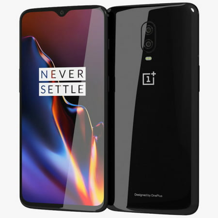OnePlus 6T 128GB T-Mobile Android Phone with Dual 16MP & 20MP Camera - Mirror Black (Certified Used)