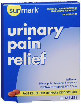 Sunmark Urinary Pain Relief Tablets, 95 mg, 30 Count