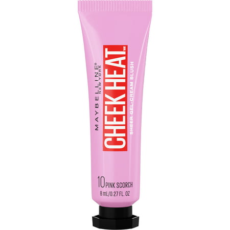 Maybelline Cheek Heat Gel-Cream Blush, Face Makeup, Pink Scorch, 0.27 fl oz10 Pink Scorch,