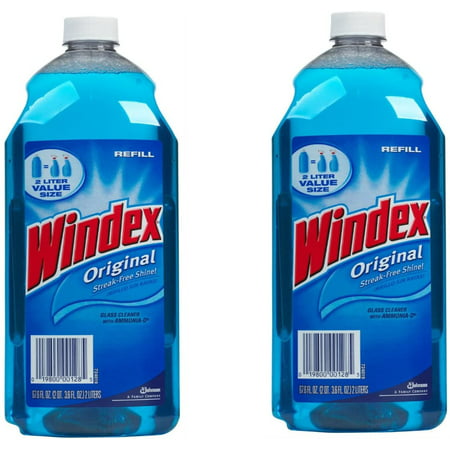 Windex Window Cleaner Refill, 67.6 oz, Value Pack(PACK OF 2)