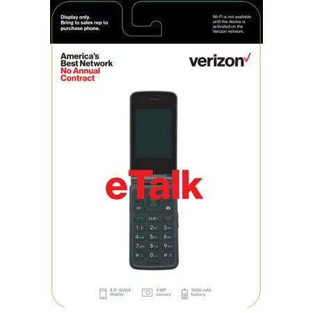 Verizon Wireless Freetel eTalk Prepaid Flip Phone