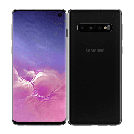 SAMSUNG Galaxy S10 G973U 128GB, Prism Black Fully Unlocked Grade B (LCD Shadow) (Used)