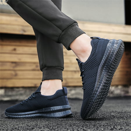 Damyuan Running Shoes Men Fashion Sneakers Slip on Casual Walking Shoes Sport Athletic Shoes Lightweight Breathable Comfortable, Blue, 9