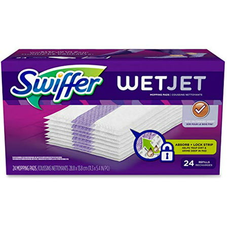 swiffer wet jet mopping pad refills - original - 24 ct