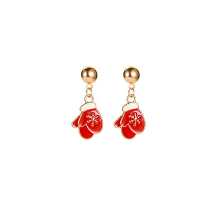 Christmas Alloy Earrings Holiday Jewelry Gifts for Womens,Girls alloy earringD,