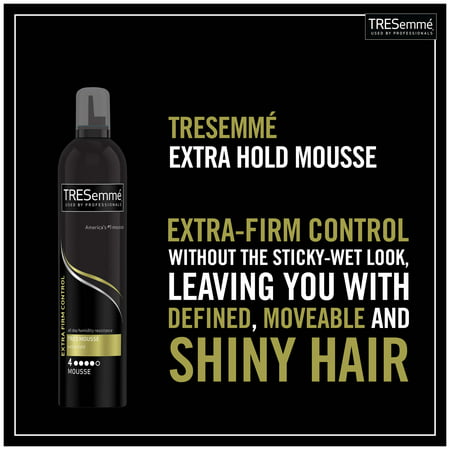 TRESemm? Tres Two Extra Hold Moisturizing Squeeze Hair Styling Mousse, 10.5 oz