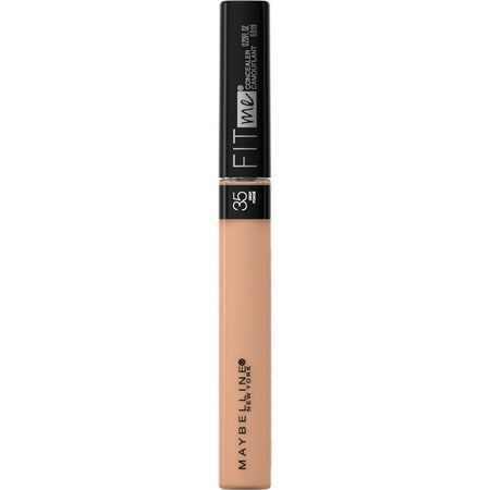 Maybelline Fit Me Liquid Concealer Makeup, Natural Coverage, Oil-Free, Deep, 0.23 fl oz35 Deep,