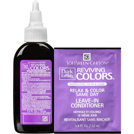 Softsheen-Carson Dark and Lovely Semi Permanent Hair Color, Reviving Colors Nourishing Color & Shine, Natural Black 395Natural Black 395,
