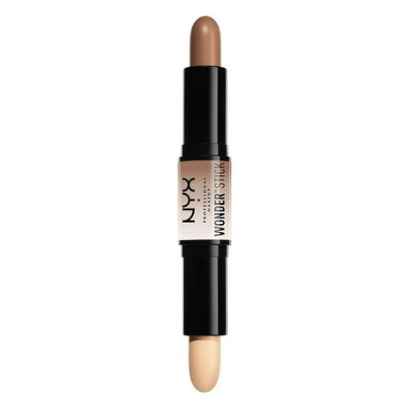 NYX Professional Makeup Wonder Stick, 2-in-1 Highlight and Contour, Light01 - Light,