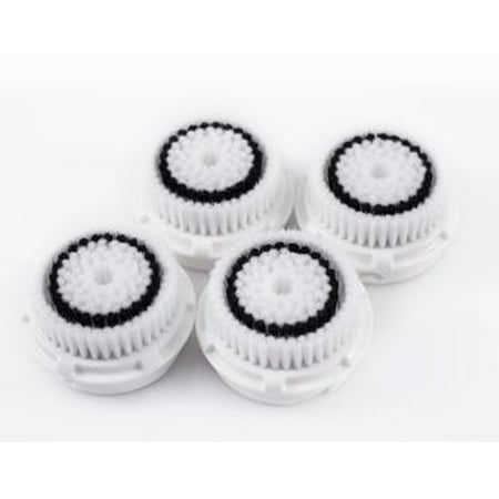 4-Pack Sensitive Skin Facial Cleansing Brush Heads TreatMe100 (Compatible with Clarisonic Mia 2 Pro), 4 Ct