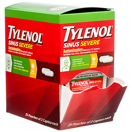 New 384895 Tylenol Sinus Severe (25-Pack) Pharmacy Cheap Wholesale Discount Bulk Health And Beauty Pharmacy X Others