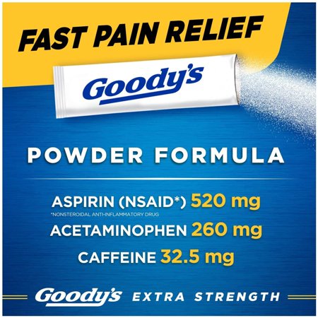 Goody's Extra Strength Headache Powders 50 ea (Pack of 2)