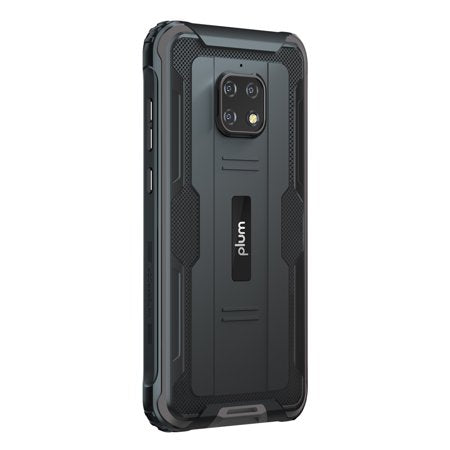 Plum Gator 7, 4G LTE Unlocked Rugged Smart Phone Water Shockproof 5580 mAh Battery - Black