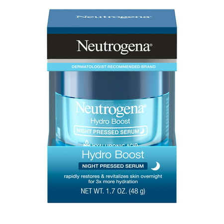 Neutrogena Hydro Boost Hyaluronic Acid Pressed Night Serum, 1.7 oz - 2 Pack, 1.7 oz - 2 Pack