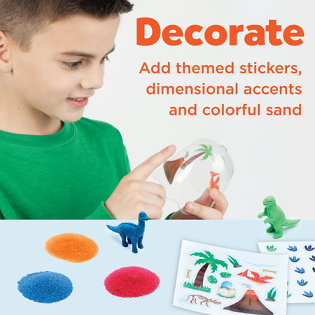 Creativity for Kids Mini Garden Dinosaur - Child, and Beginner Craft Kit for Boys and Girls