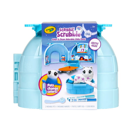 Crayola Scribble Scrubbie Igloo Playset, Gift for Kids, Beginner Child Art Kit