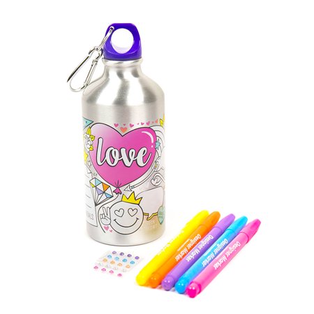 Your Decor Color Your Own Water Bottle Kit