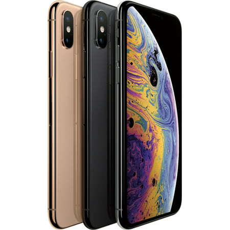 Restored Apple iPhone XS 256GB Gold Fully Unlocked Smartphone (Refurbished), Gold