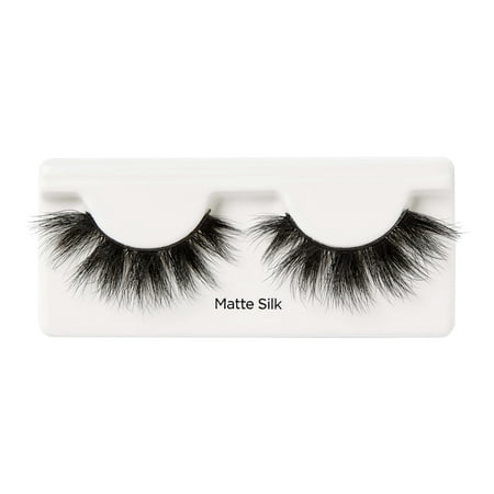 KISS Lash Couture Matte Black Faux Mink, Matte Silk, False EyelashesBlack,