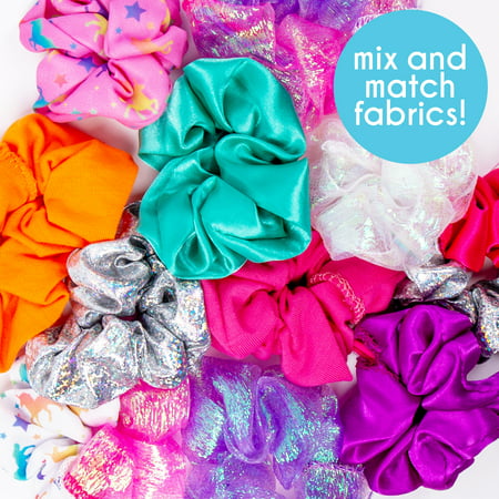 Just My Style D.I.Y. Scrunchie Maker Kit, Makes 12 Scrunchies, Ages 6+, 1